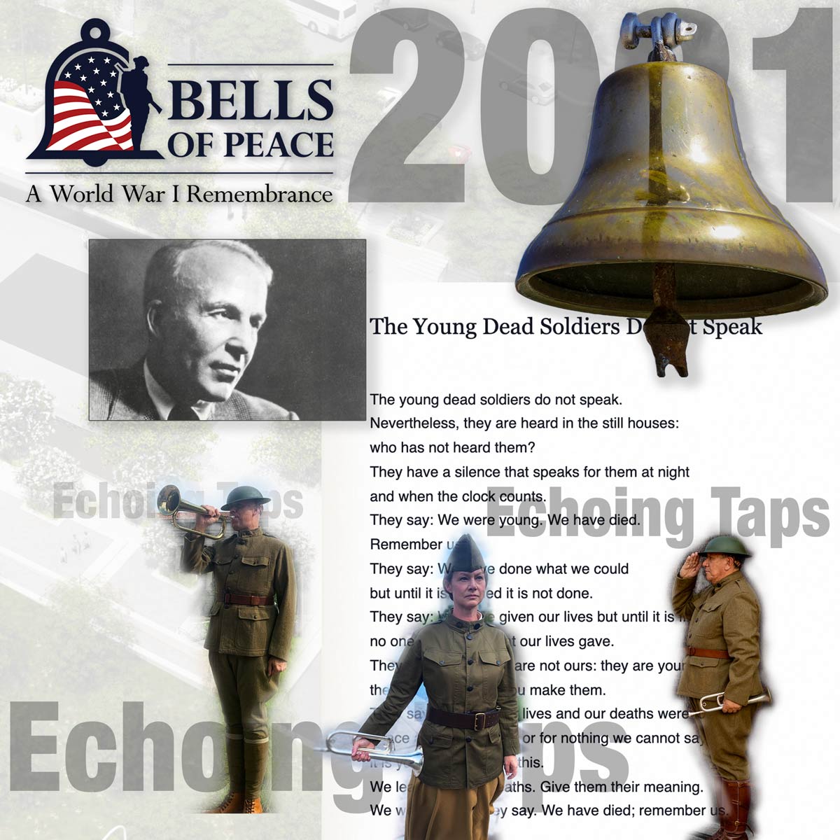 Bells of peace at WWI Memorial 2021