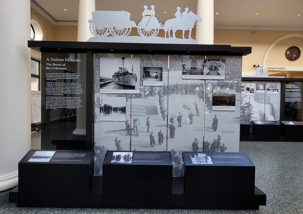 Arlington Welcome Center exhibit panels