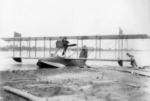 Curtis HS1L flying boat.