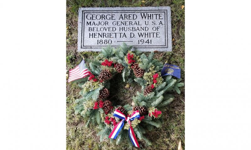 George Ared White headstone George Ared White headstone