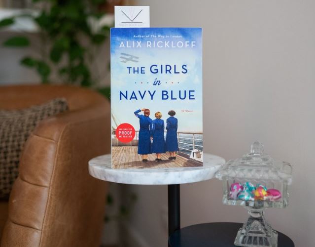 on stand Girls in Navy Blue