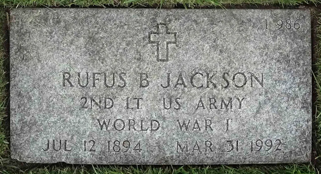 Rufus Jackson grave marker Rufus Jackson grave marker
