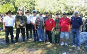 John Sterkendries with Veterans group