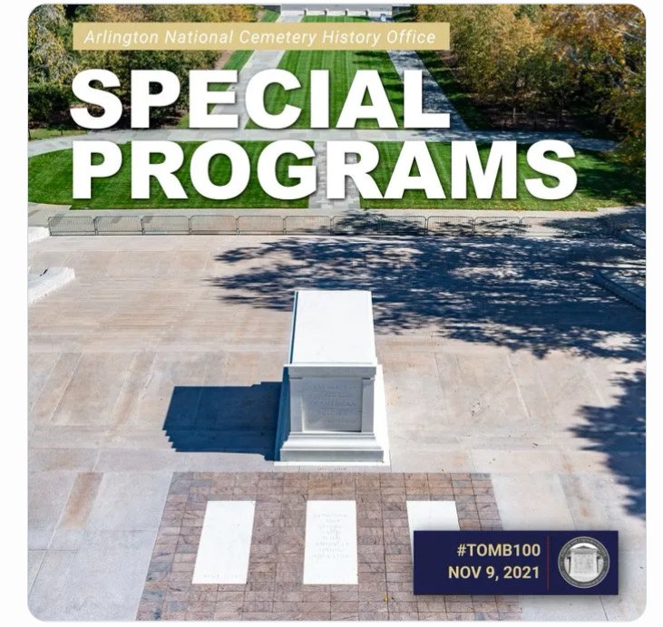 Special Programs graphic at Tomb of the Unknown Soldier