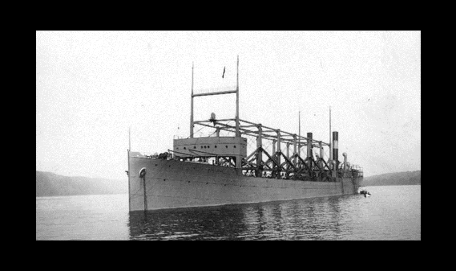 USS Cyclops anchored