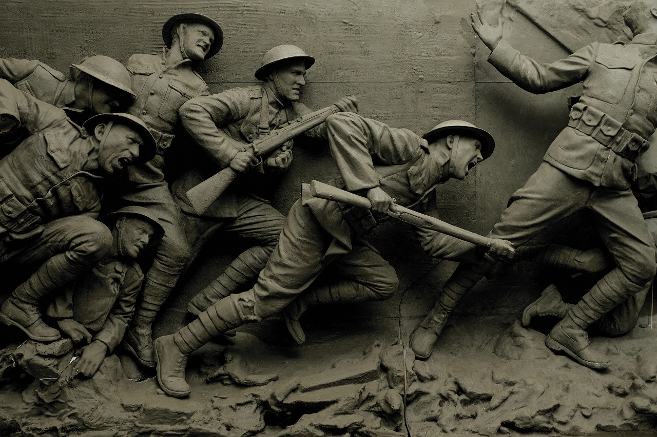 A preview of the WWI Memorial sculpture