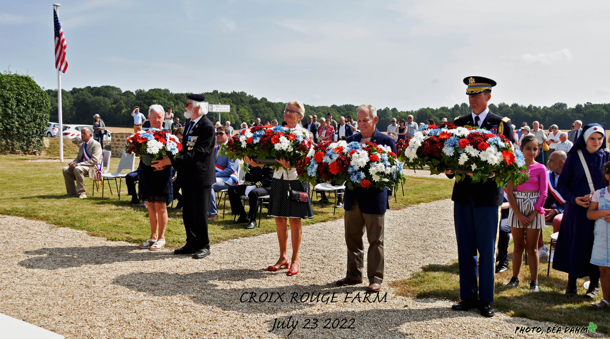 four wreaths are presented