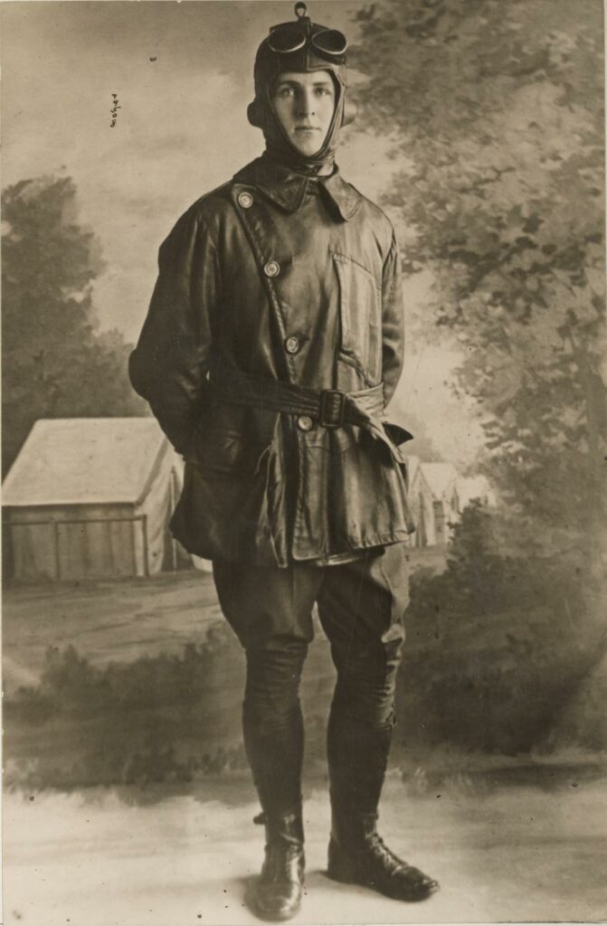 Frank Luke Jr. in his flight gear.