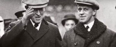 Woodrow Wilson and George Creel in a WWI-era photo