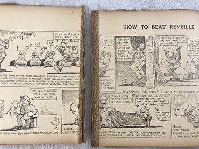 WWI cartoons from Stars and Stripes newspaper