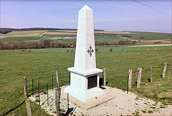 4th Division Monument with "Ivy" Division Insignia