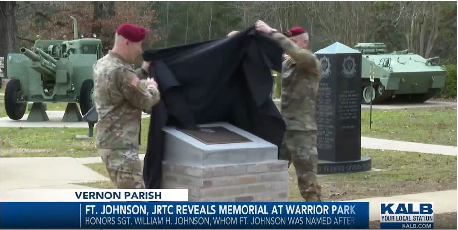 memorial for Sergeant William Henry Johnson