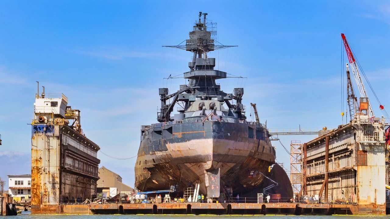 Battleships USS Texas U.S. Navy