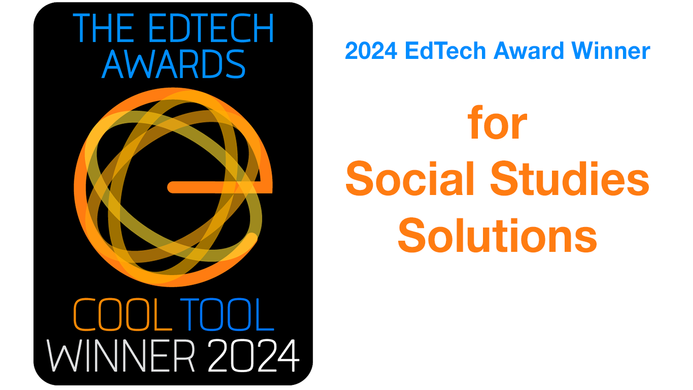2024 EdTech Award winner for social studies solutions