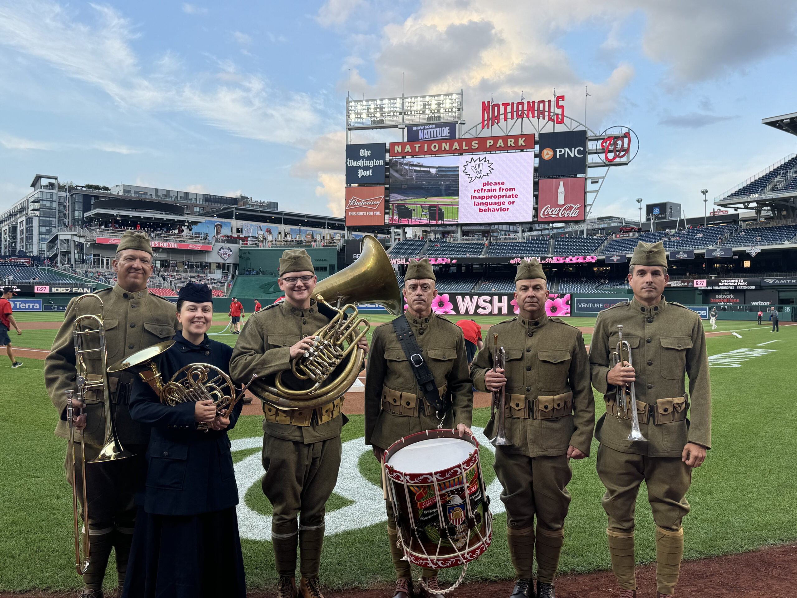 AEF Brass at Nationals Park
