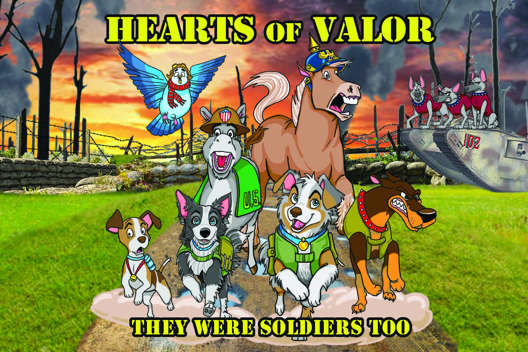 hearts of valor pitch deck cover