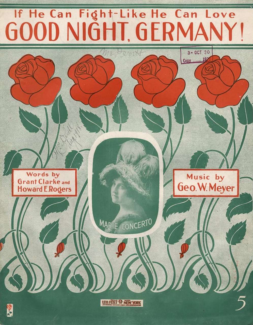 Song Lyrics Cover Art - Story of a Rose