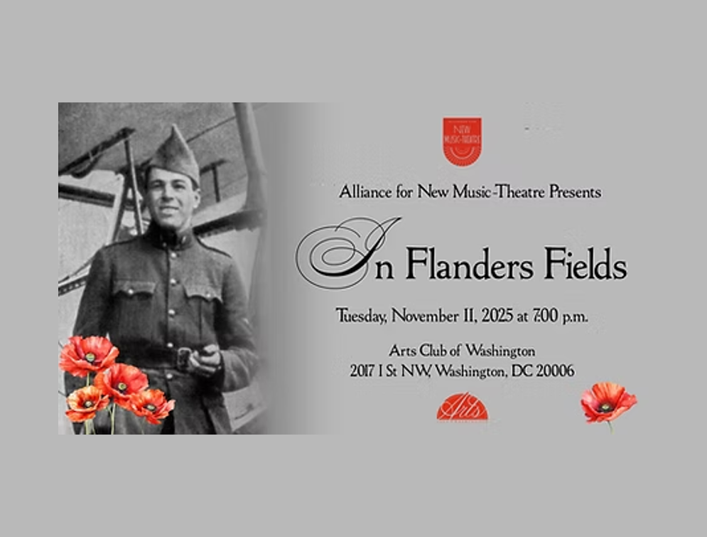 In Flanders Fields card framed